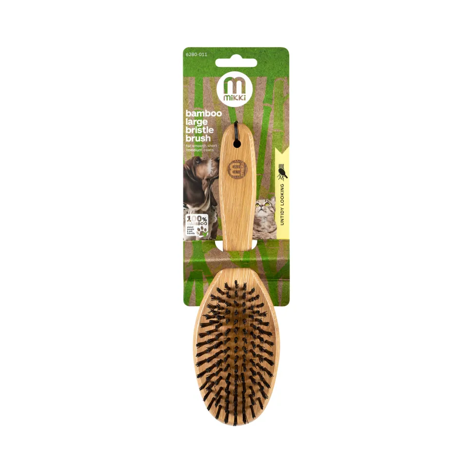 Mikki Bamboo Bristle Brush