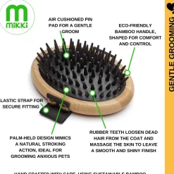Mikki Bamboo Palm Brush - Moulting Massage
