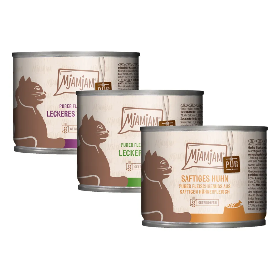 MjaMjaM Puur Vleesgenot - Blik Adult Cat