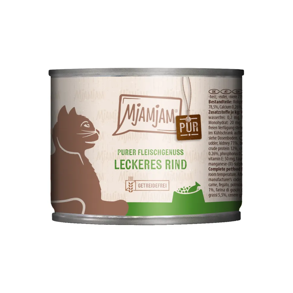 MjaMjaM Puur Vleesgenot - Blik Adult Cat