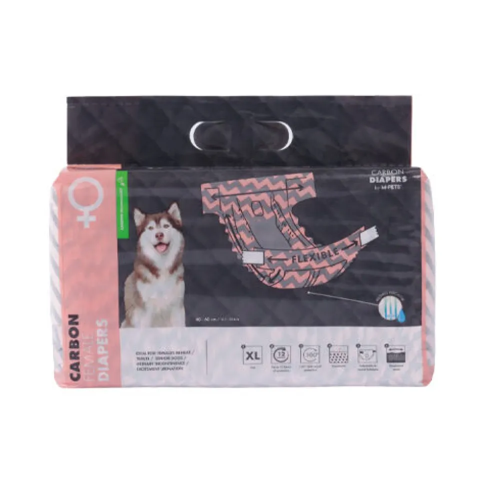 M-Pets Carbon Luiers voor Teefjes