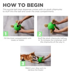 Nina Ottosson Dog Snuffle N' Treat Ball