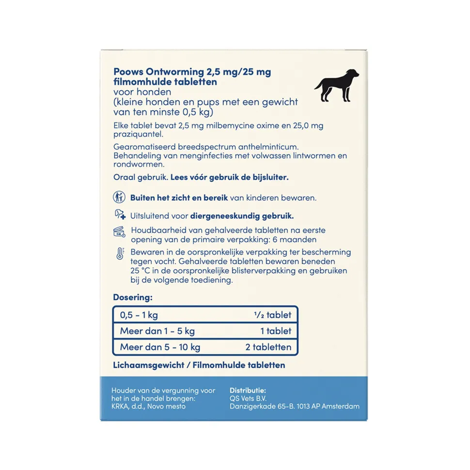 Poows Ontworming Hond