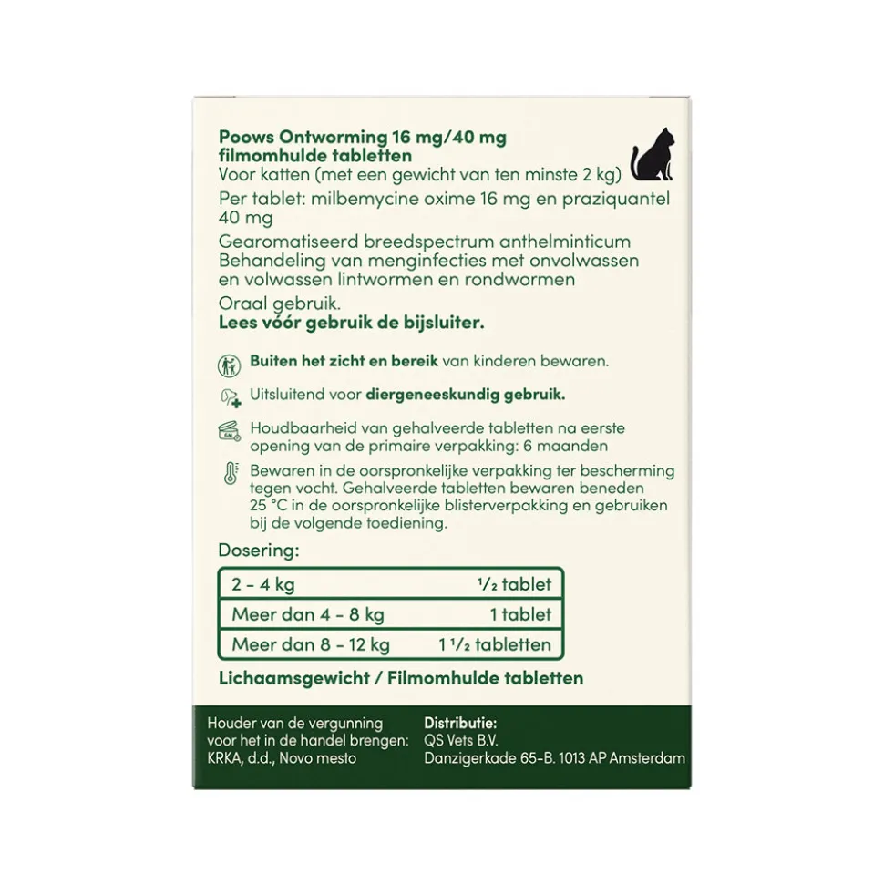 Poows Ontworming Kat