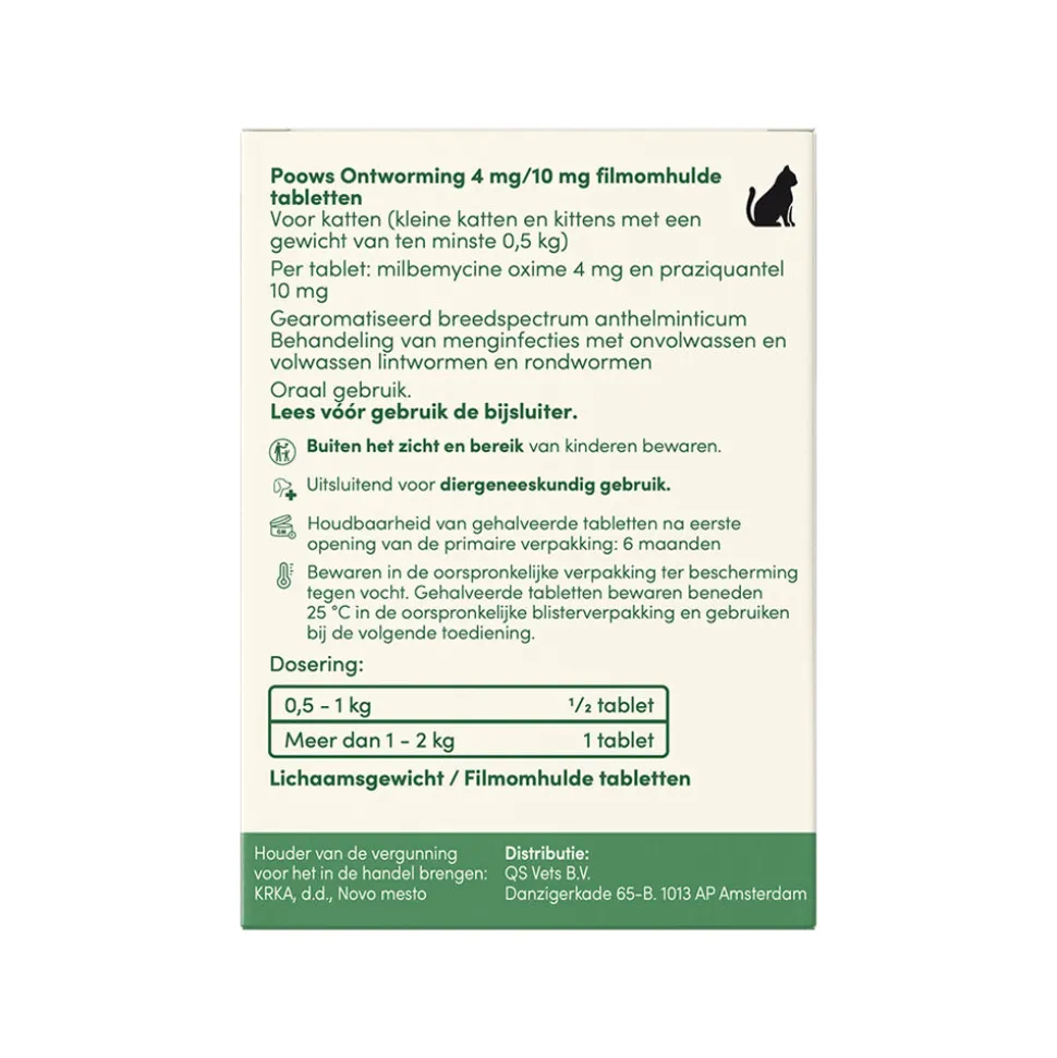 Poows Ontworming Kat