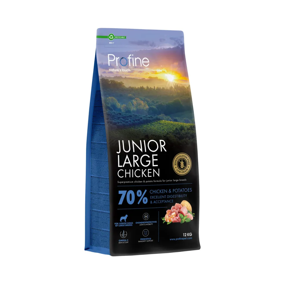 Profine Junior Large Breed - Hondenvoeding - Kip & Aardappel