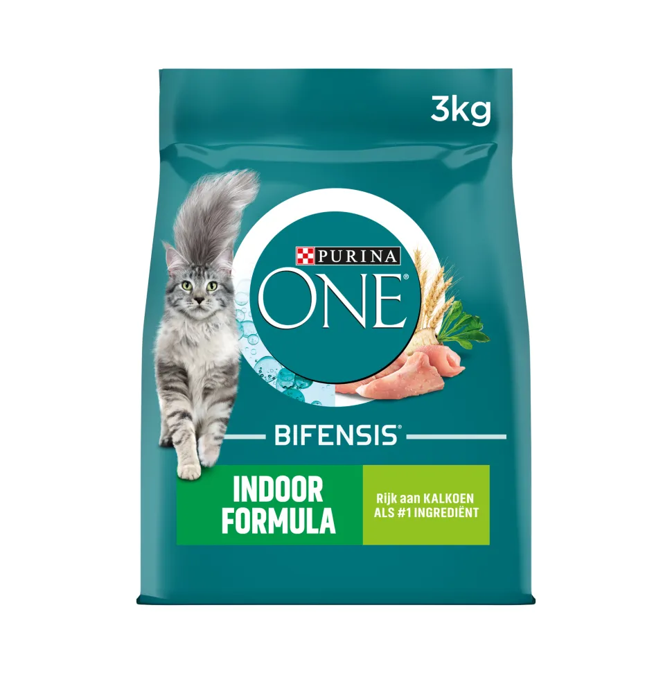 Purina ONE Cat Adult Indoor - Kalkoen