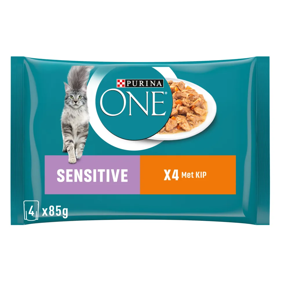 Purina ONE Sensitive Fijne Malse Reepjes in Saus