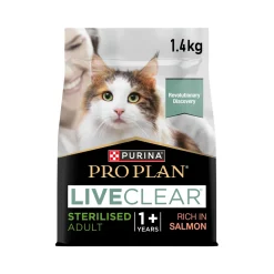 Purina Pro Plan LiveClear Sterilised Cat Food Adult 1+ years - Zalm