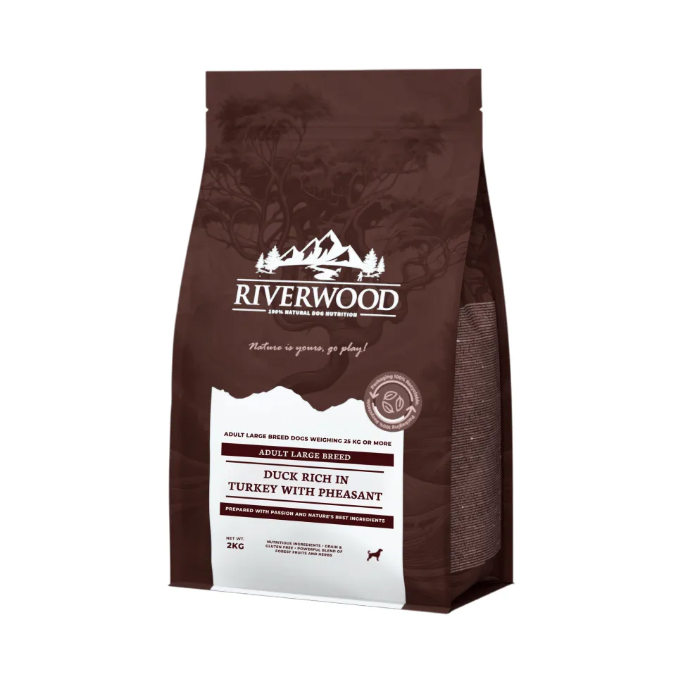 Riverwood Adult Large Breed Hondenvoer - Eend & Kalkoen met Fazant