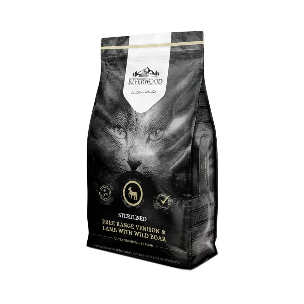 Riverwood Sterilised - Kattenvoer - Hert & Lam met Everzwijn