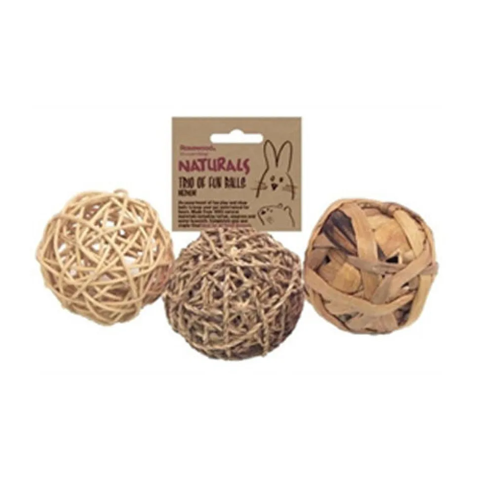 Rosewood Naturals Trio Of Fun Balls
