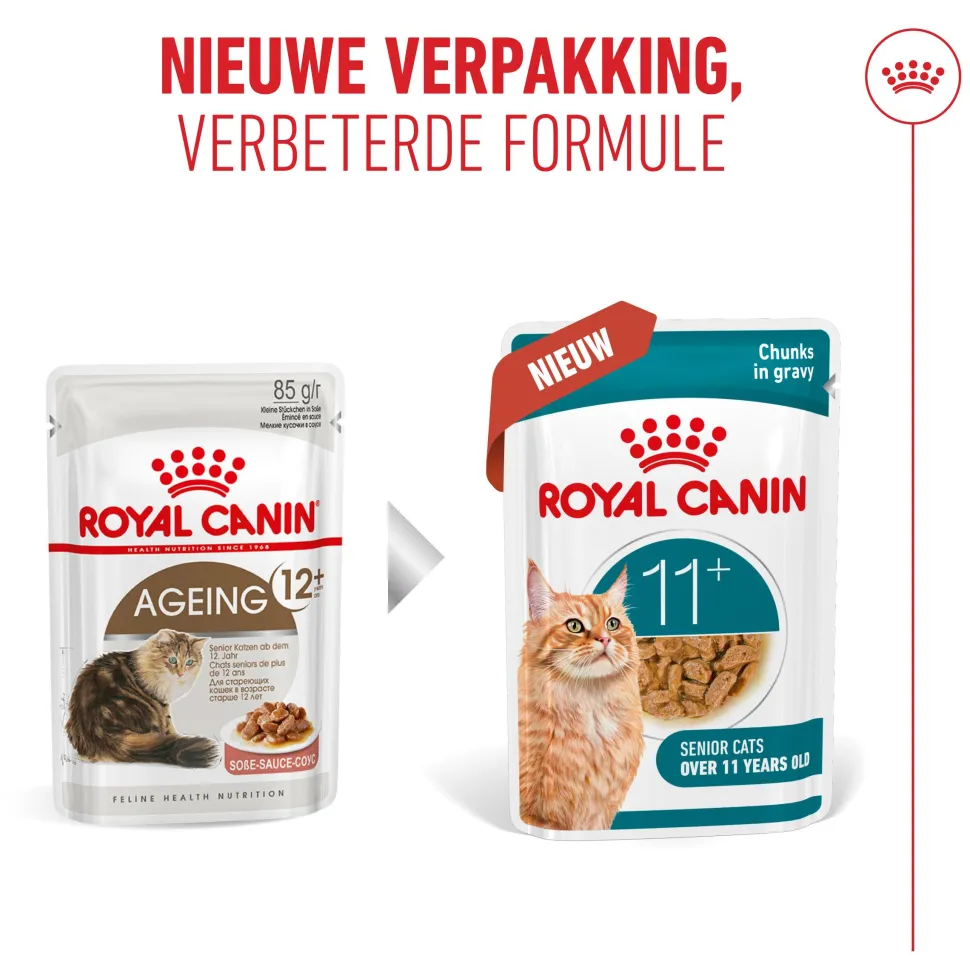 Royal Canin Ageing 11+ in Gravy - Kattenvoer