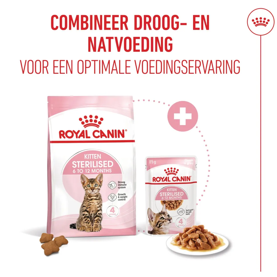 Royal Canin Kitten Sterilised in Gravy - Maaltijdzakje