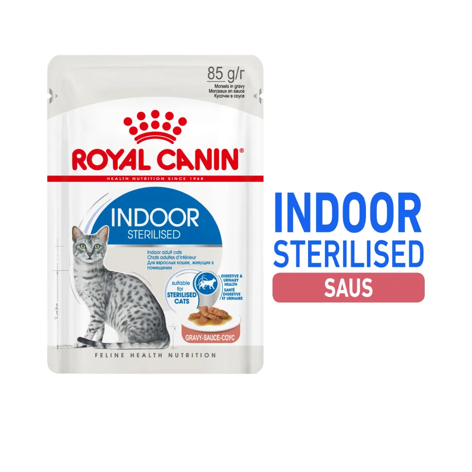 Royal Canin Sterilised Indoor in Gravy - Kattenvoer