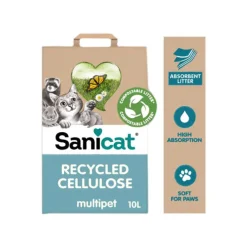 Sanicat Recycled Cellulose Kattenbakvulling