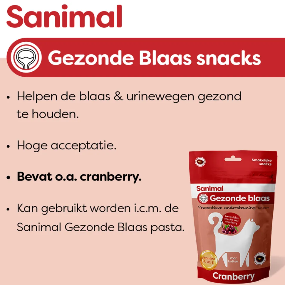 Sanimal Gezonde Blaas Snacks