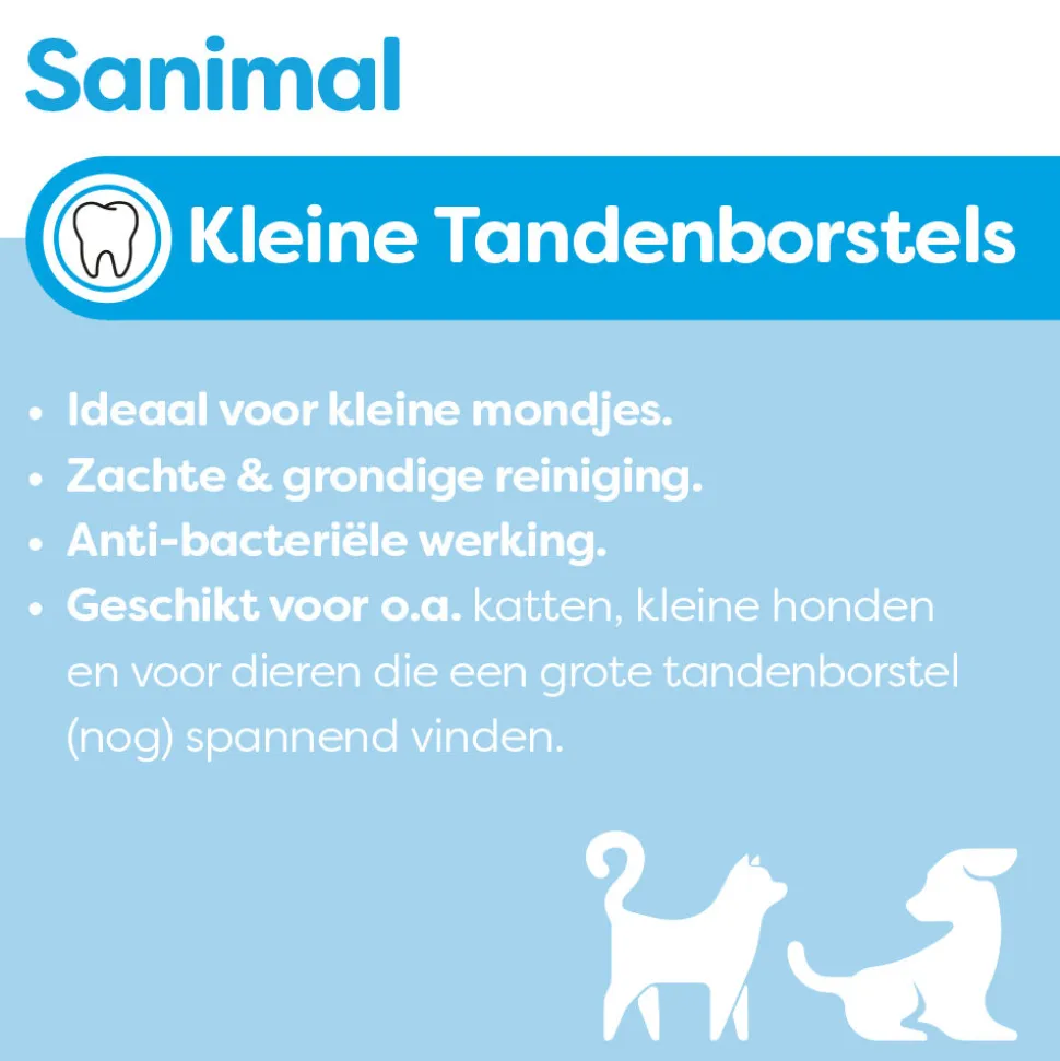 Sanimal Kleine Tandenborstels
