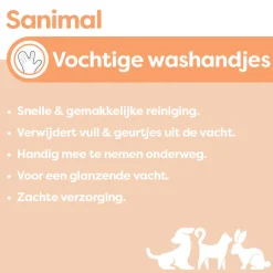 Sanimal Vochtige Washandjes