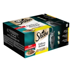 Sheba Delices du Jour - Gevogelte - Mega Pack