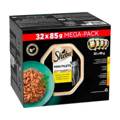 Sheba Mini Filets in saus - Gevogelte Selectie - Maaltijdkuipjes