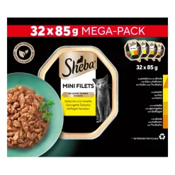 Sheba Mini Filets in saus - Gevogelte Selectie - Maaltijdkuipjes