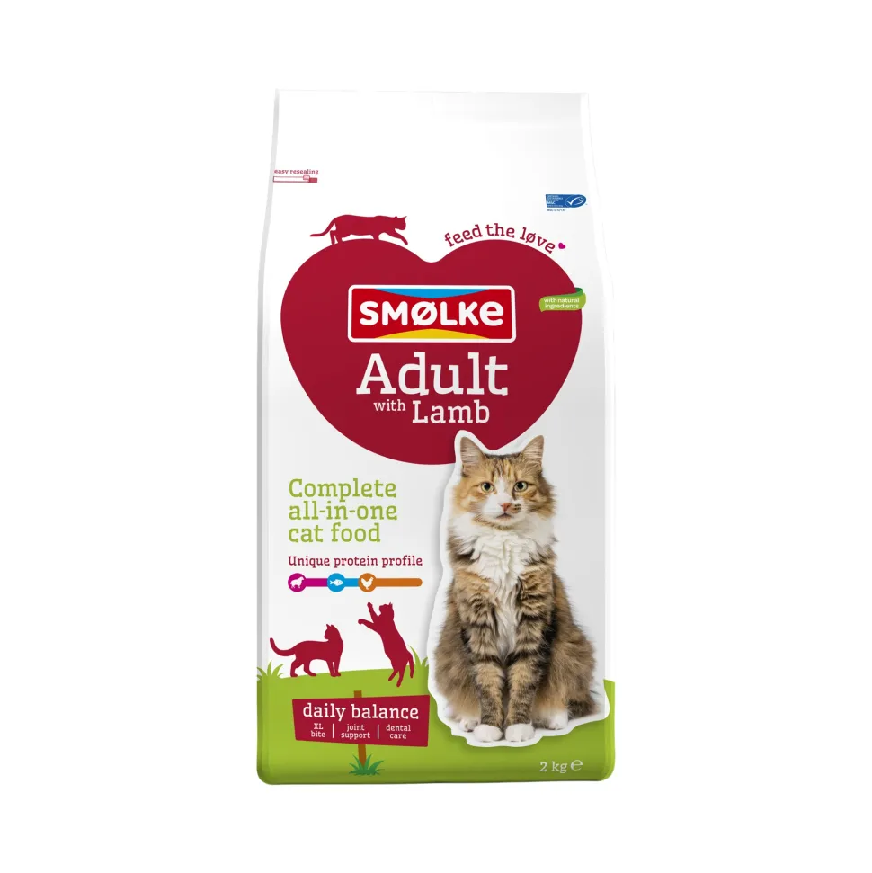 Smølke Adult Kattenvoer - Lam en rijst