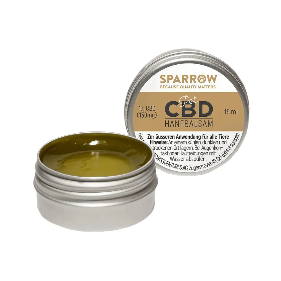 SPARROW Pet Hennep Balsem Met CBD