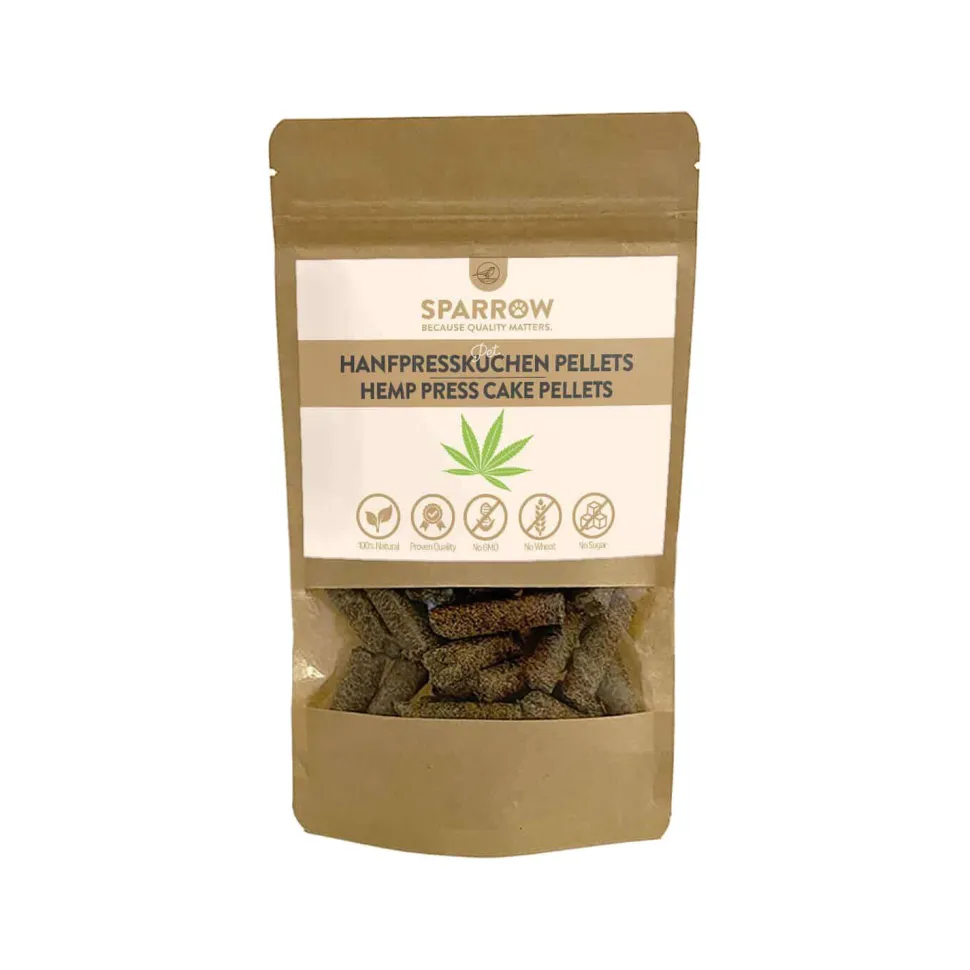 SPARROW Pet Organic Hennepzaad Pellets