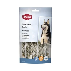Trixie Denta Fun Fish Chewing Rolls