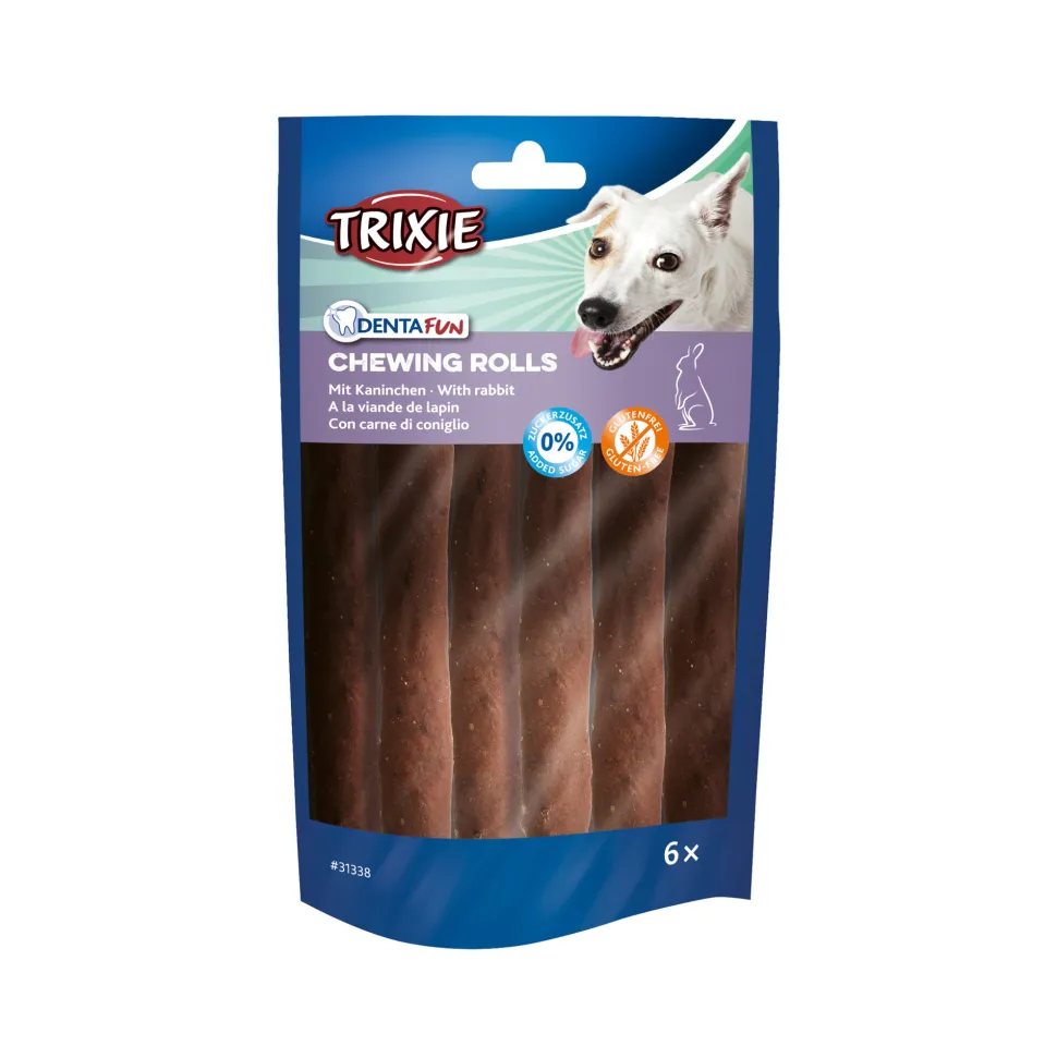 Trixie Denta Fun Rabbit Chicken Chewing Rolls