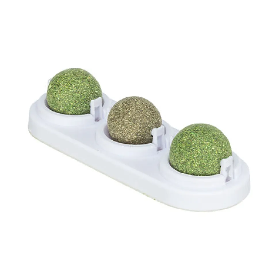 Trixie speelballen met houder