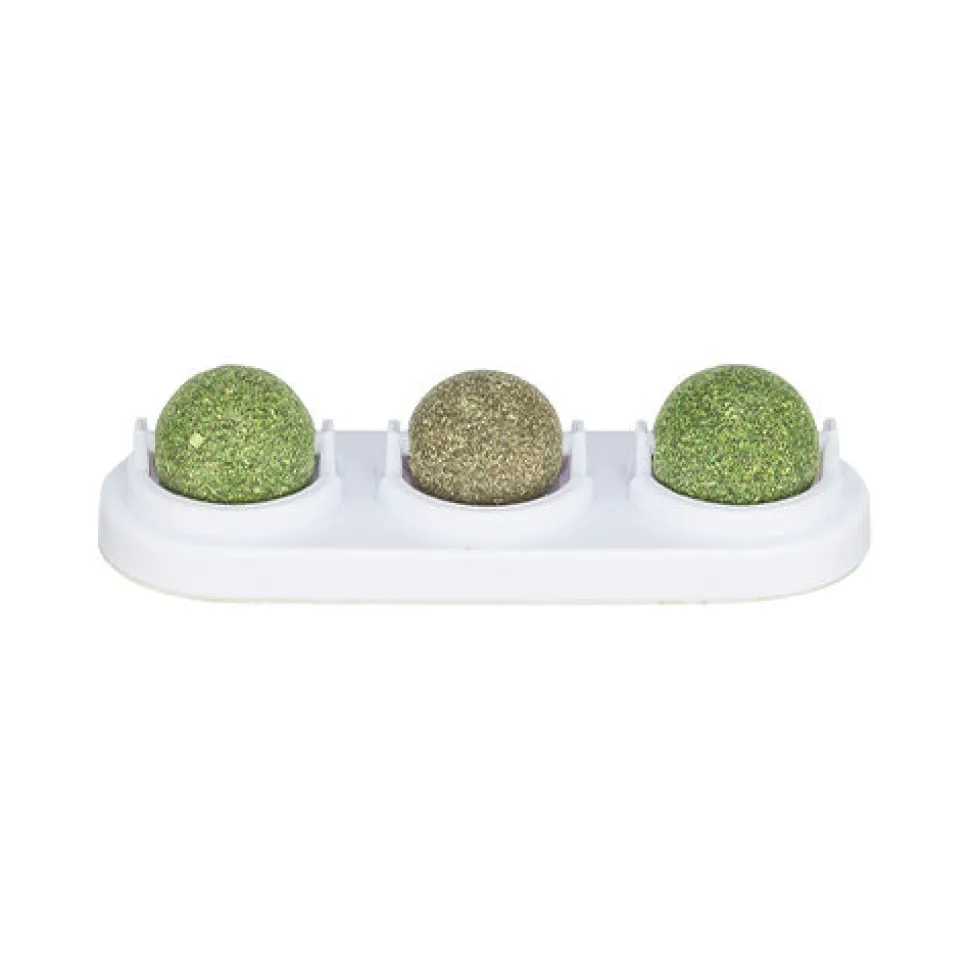 Trixie speelballen met houder