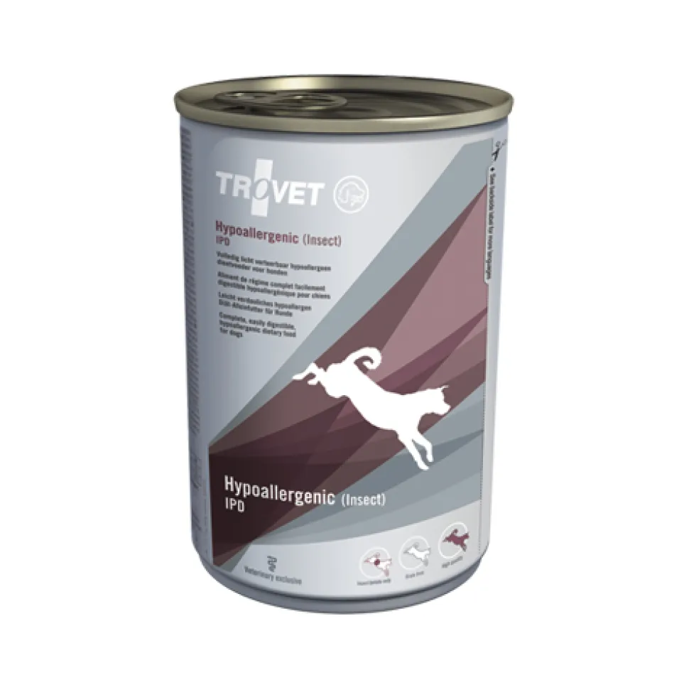 TROVET Hypoallergenic IPD (Insect) Hond - Blik