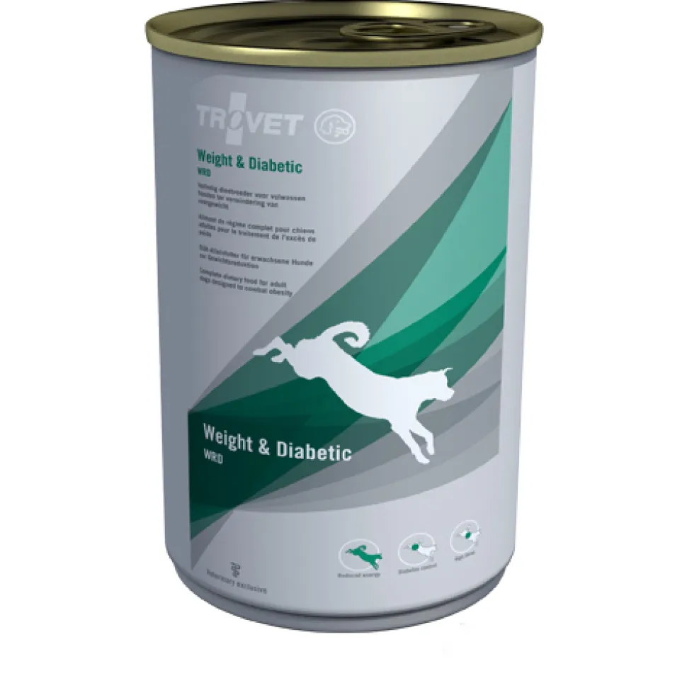 TROVET Weight & Diabetic WRD Hond - Blik