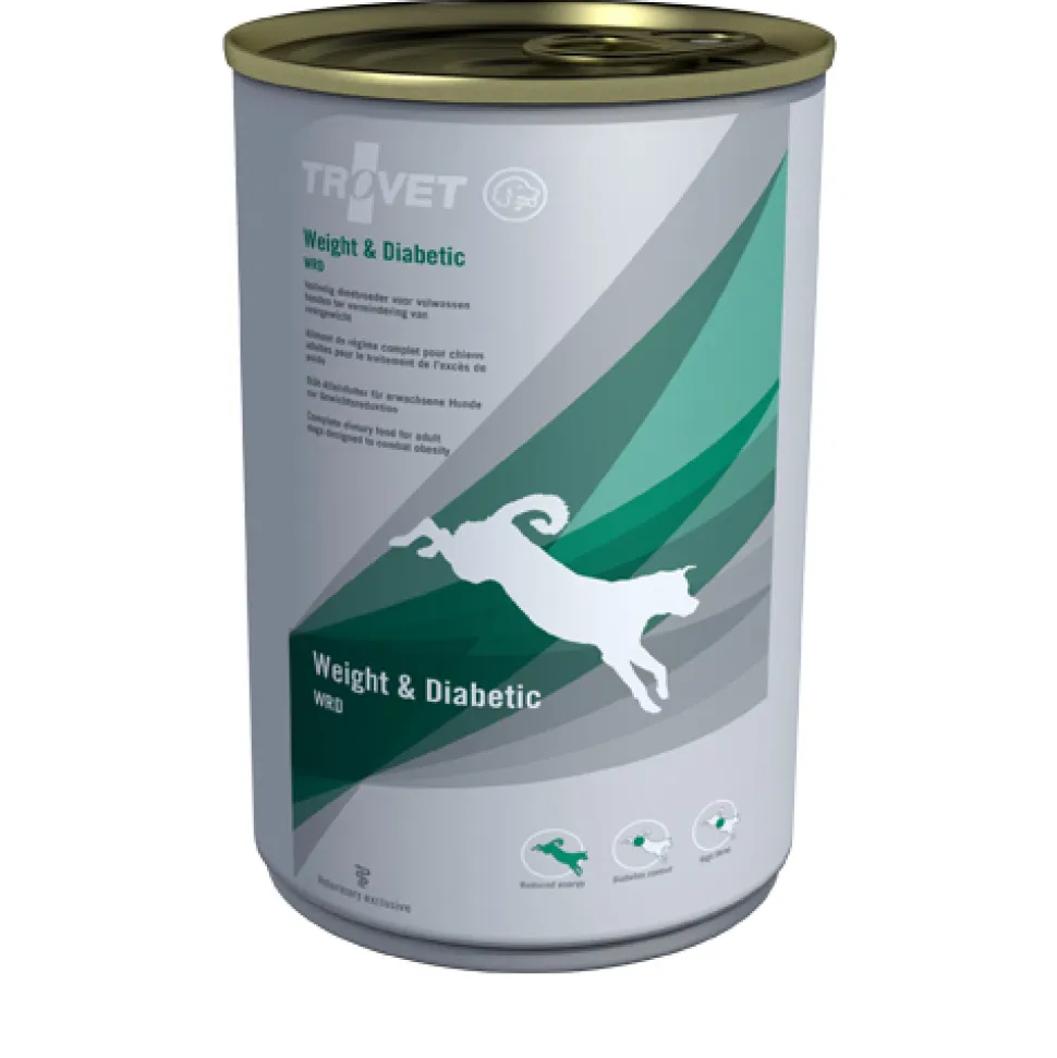 TROVET Weight & Diabetic WRD Hond - Blik