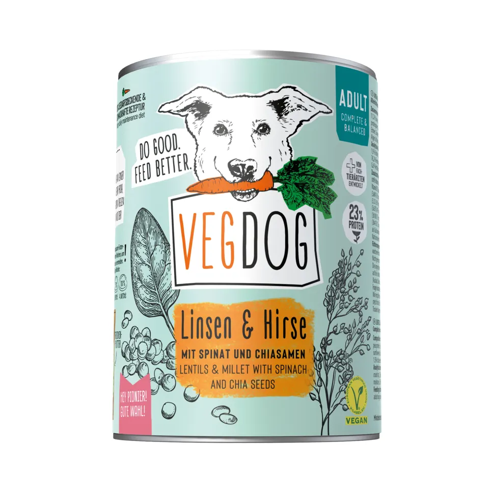 VegDog Adult No1 Hondenvoer - Blik