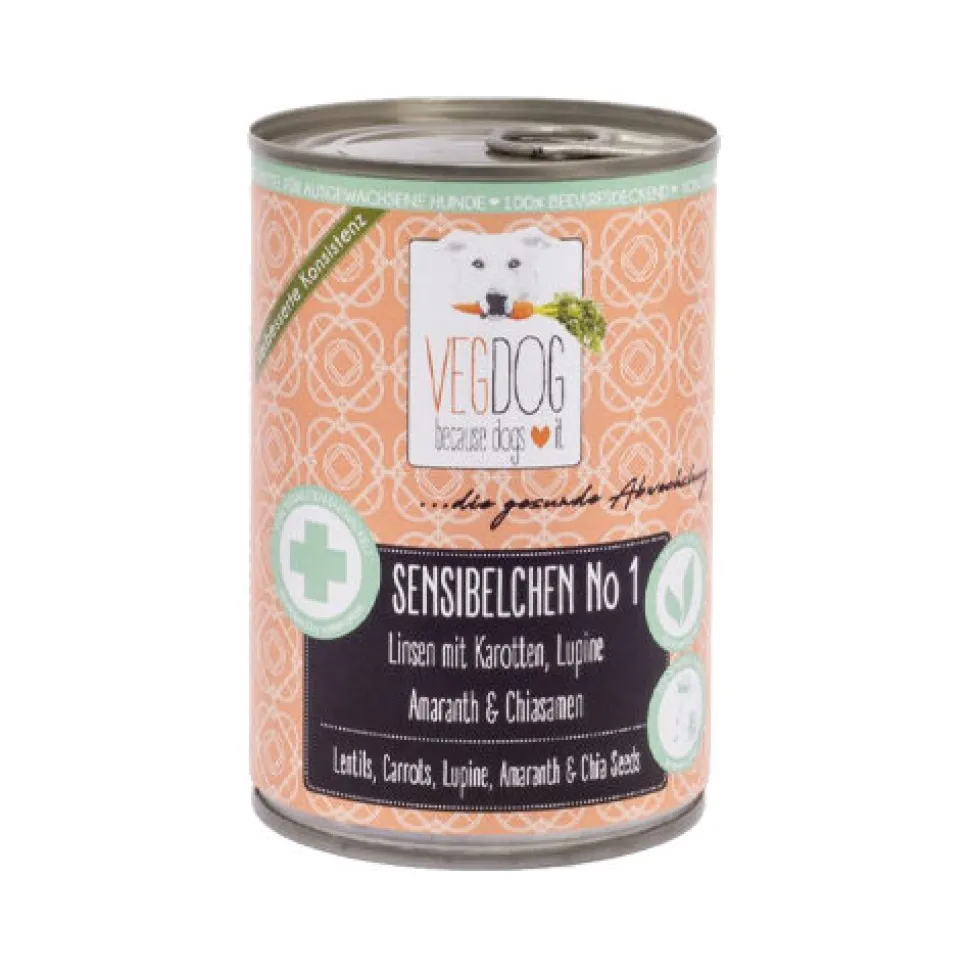 Vegdog Sensibelchen No1 Hondenvoer - Blik