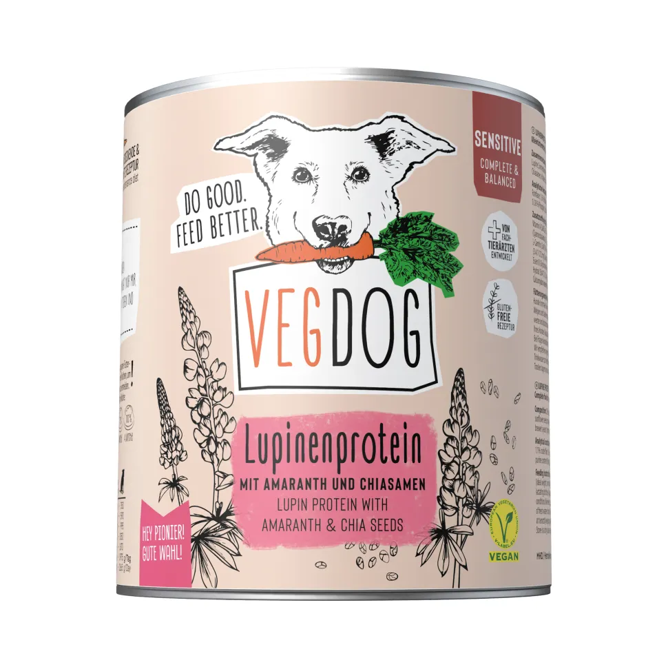 Vegdog Sensibelchen No1 Hondenvoer - Blik