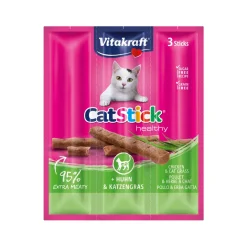 Vitakraft Cat Stick Mini - Kip & Kattengras