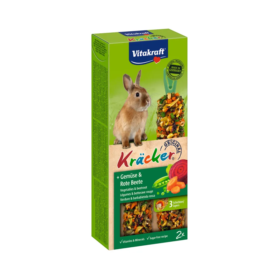 Vitakraft Dwergkonijn Kräcker Groente