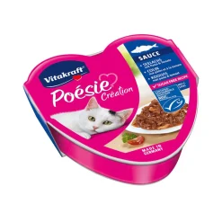 Vitakraft Poésie Création Koolvis, pasta & tomaat in saus