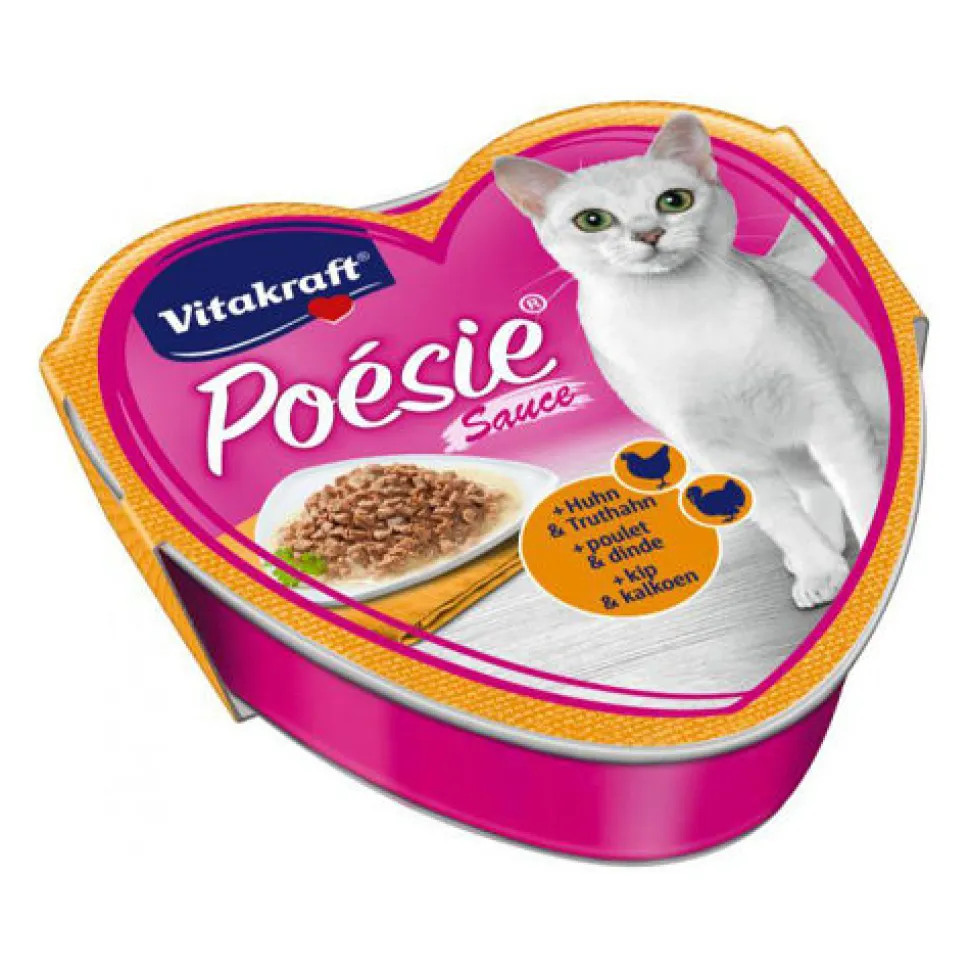 Vitakraft Poésie Kip & Kalkoen in Saus