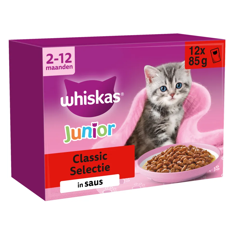 Whiskas Junior Natvoer - Classic