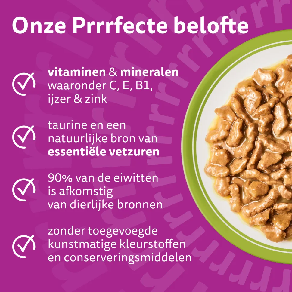 Whiskas 1+ Mixed Menu in Gelei - Maaltijdzakjes