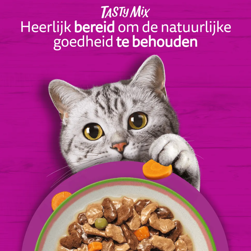 Whiskas 1+ Natvoer - Tasty Mix - Multipack
