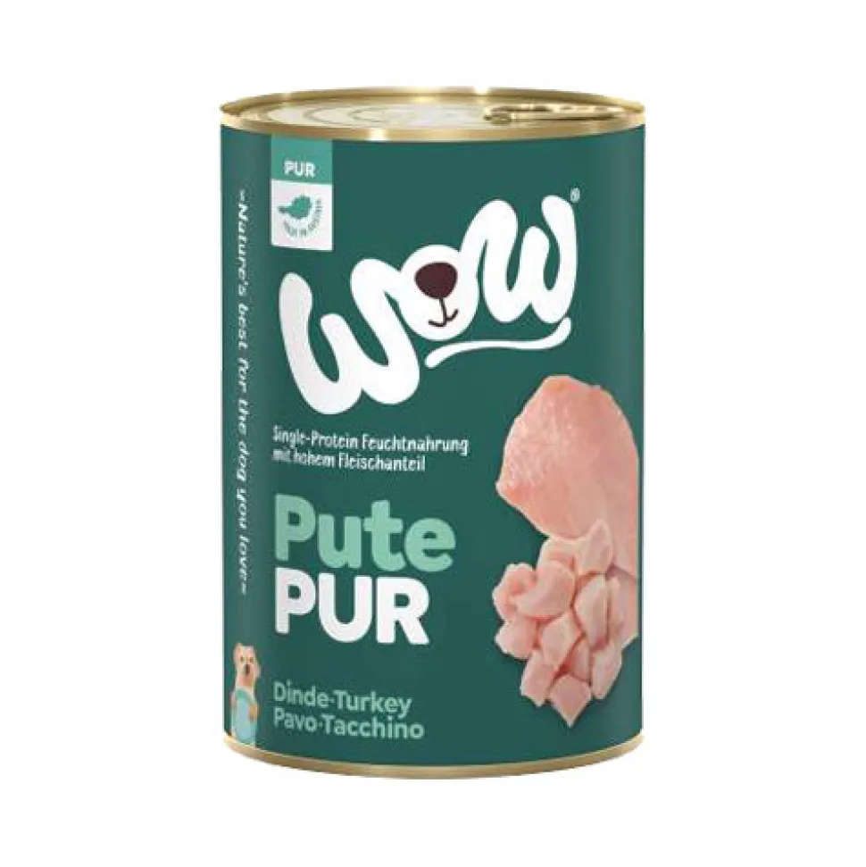 WOW! PUUR 100% Hondenvoer - Blik