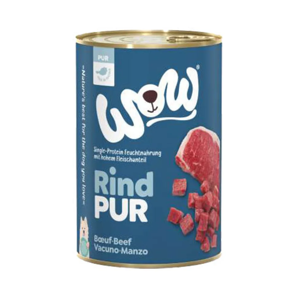 WOW! PUUR 100% Hondenvoer - Blik