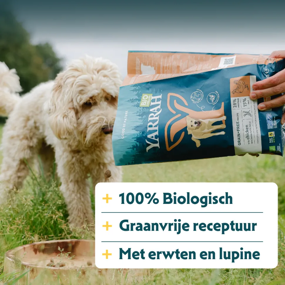 Yarrah - Droogvoer Hond Graanvrij Bio