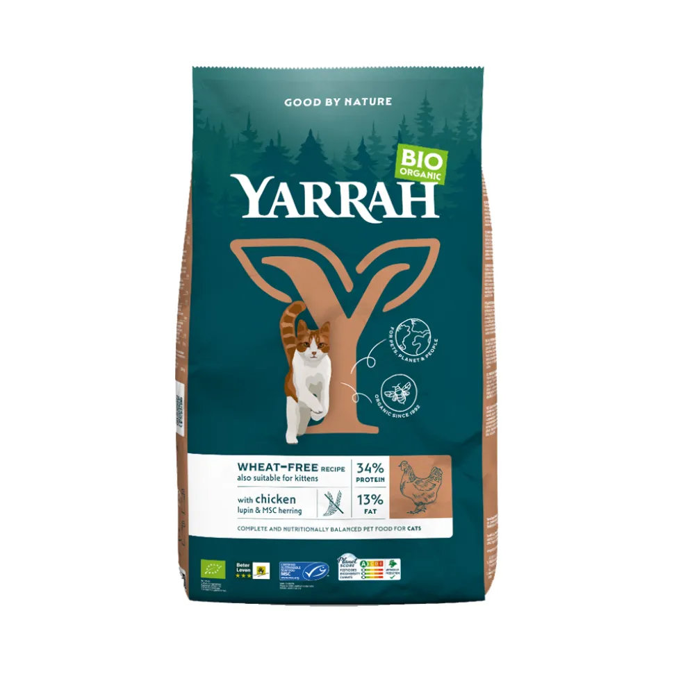 Yarrah - Droogvoer Kat Graanvrij Bio
